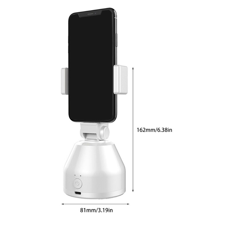 Intelligente Selfie Schießen Gimbal 360 Auto Gesicht Tracking Kamera Telefon Halter B95C