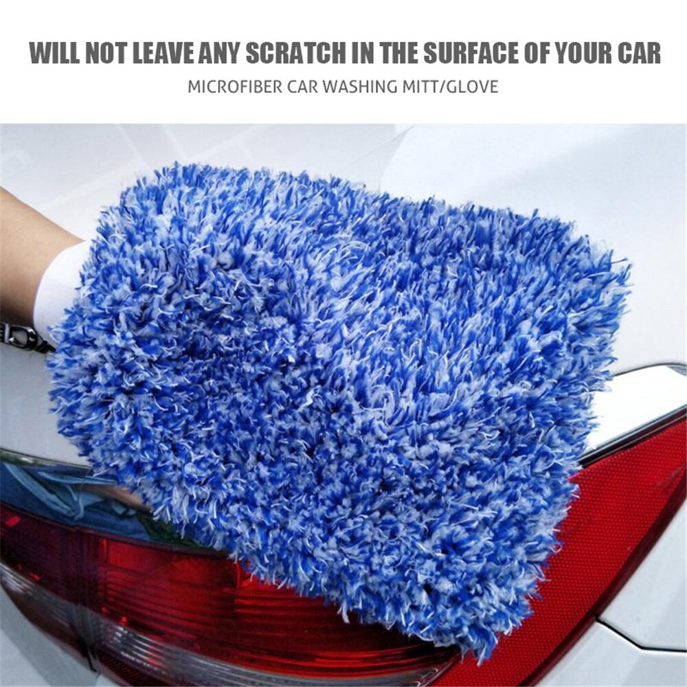 Mjuk absorberande handske hög densitet bil rengöring ultra mjuk lätt att torka auto detaljering mikrofiber galenskap tvätt mitt trasa