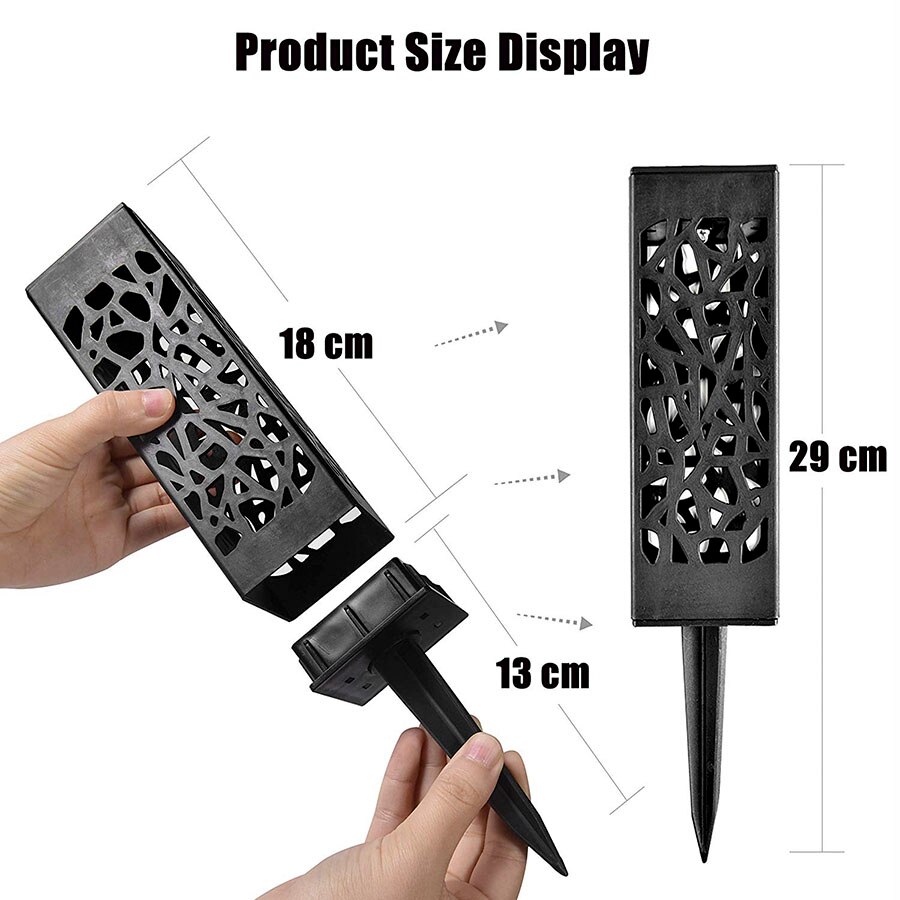 Solar Pathway Lights Outdoor LED Solar Garden Light Waterproof Landscape Lighting for Lawn Patio Yard Garden Walkway