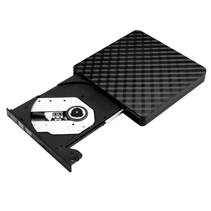 Externe Dvd Drive, usb 3.0 Cd Dvd +/-Rw Optische Drive Brander Slim Cd/Dvd Rom Brander Schrijver Reader Draagbare voor Laptop Pc