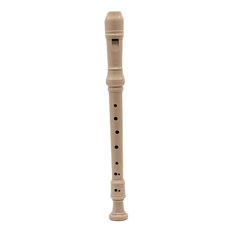 6 Holes ABS resin Flute Recorder German Soprano/Descant Long Flutes Baroque Fingering Clarinet Beginner Flute Detachable White