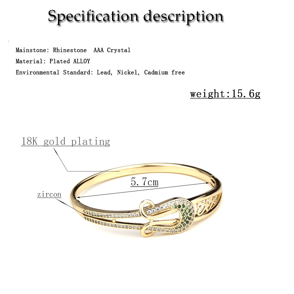 Brazalete Sunspicems Marruecos, pulsera fina para mujer, brazalete de cristal árabe, pulsera con lazo, Color dorado de 18 quilates, joyería de novia de Dubái