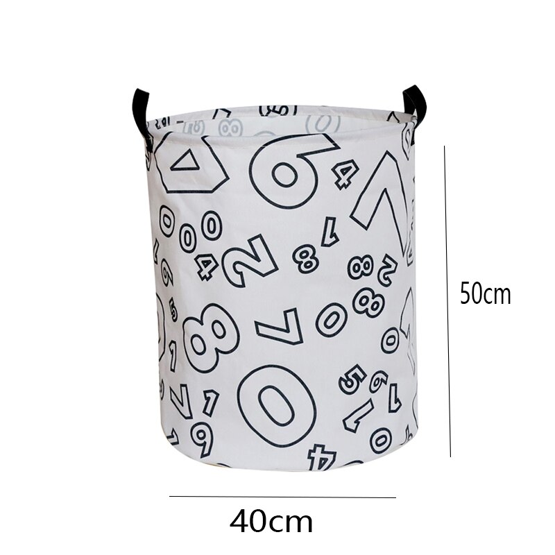 Canvas Waterdichte Wasserij Organisator Mand Grote Capaciteit Wasmand Vuile Kleren Opbergtas Speelgoed Thuis Opslag Bin 1Pc: 1