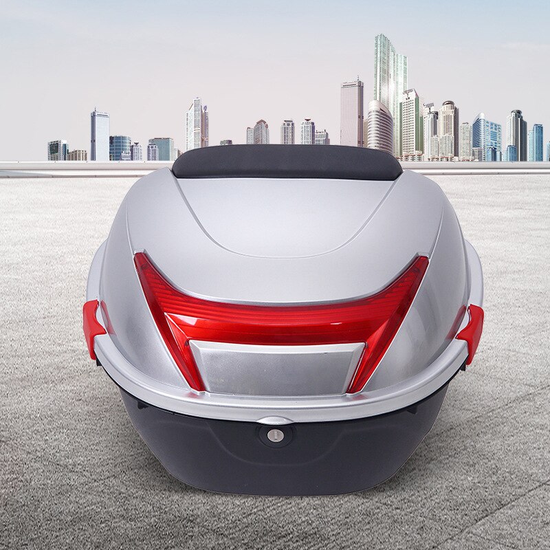 Electric car trunk universal thickened large anti shake battery car pedal motorcycle storage box toolbox trunk: Default Title