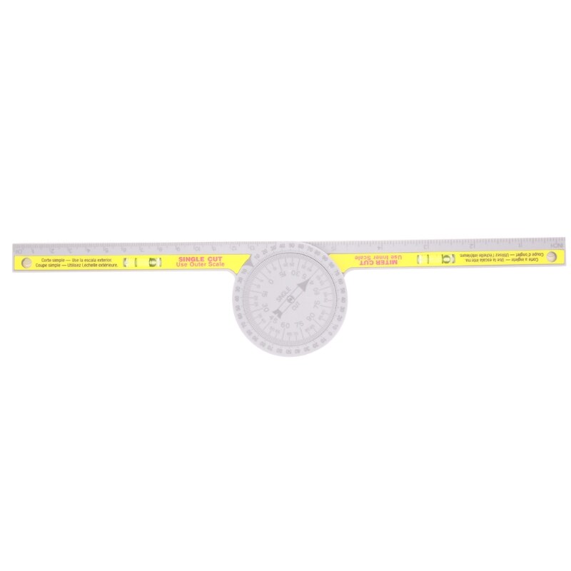 Horizontal Calibration Miter Saw Protractor Angle Finder Gauge Goniometer Ruler 85WF