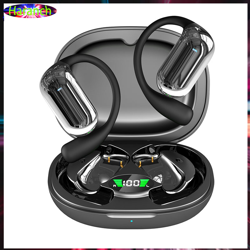 YYK-Q16S Bluetooth Headset Hanging ear long endurance sports noise reduction waterproof LED digital display headset Bluetooth