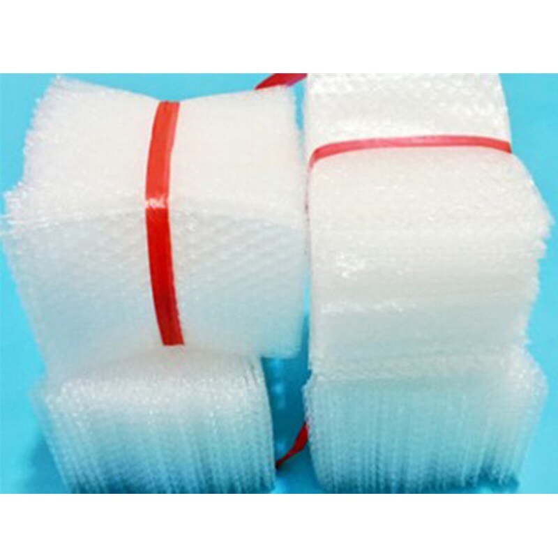 100 Pcs 10*15cm Clear Bubble Pouches Bags Protective Bubble Pouch Double Walled Cushioni