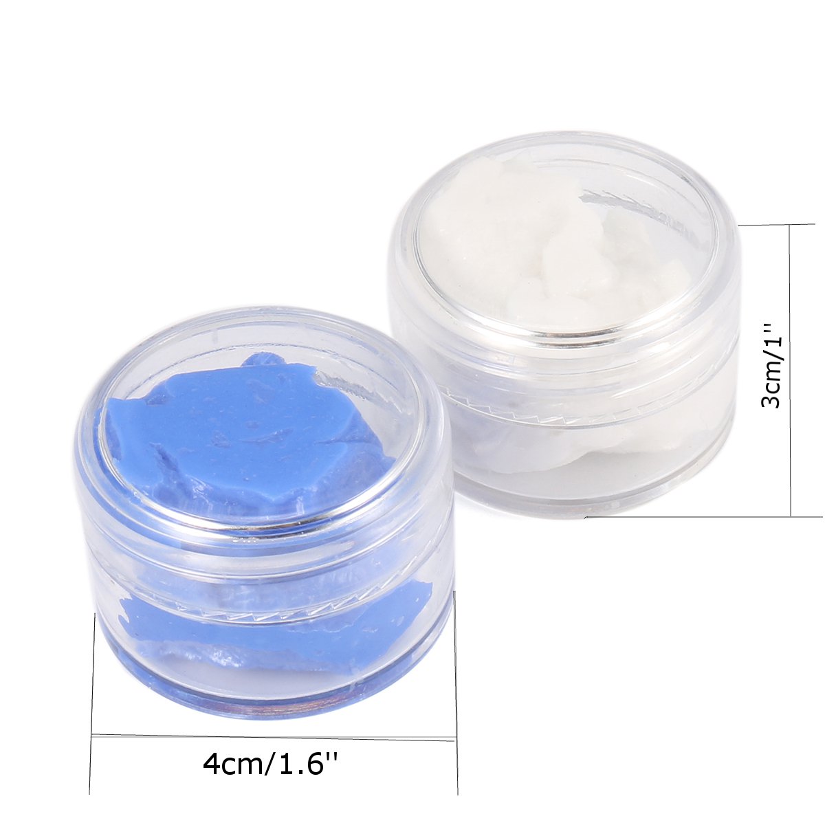 50g White Blue Mould Making Silicone Putty Mold RTV Food Safe Sugarcraft Rubber For Dental Food Safe Sugarcraft Mouldcraft
