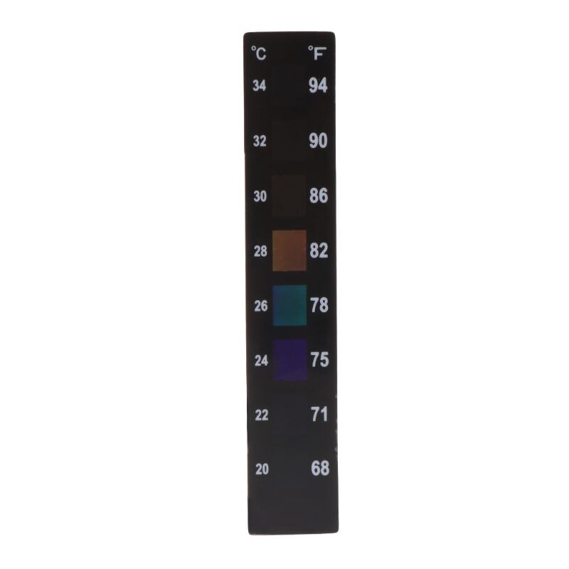 3 Styles 13 cm Digital Aquarium Fish Tank Thermometer Temperature Sticker Digital Scale Label Stick-On 18-34 Celsius degree 1Pc: type3