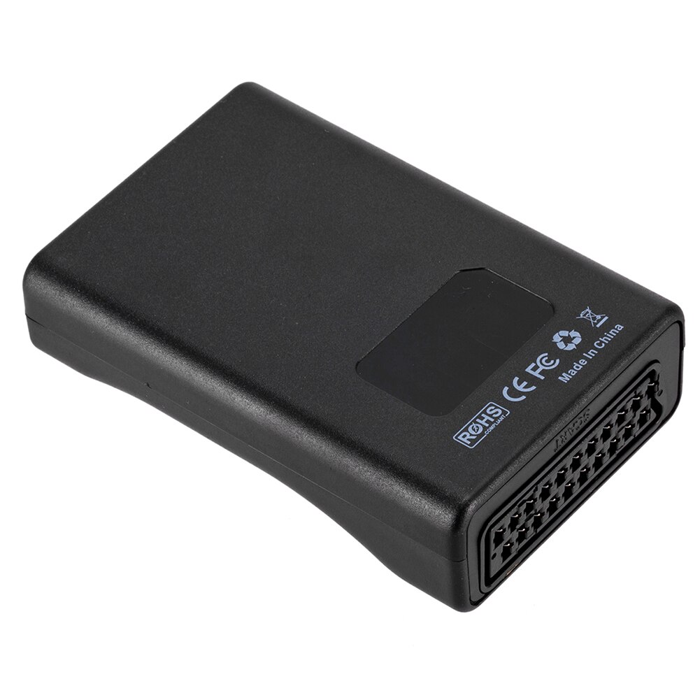 1080P SCART HDMI-compatible Video Audio Converter with USB Cable For HDTV Sky Box DVD Television Signal Upscale Converter