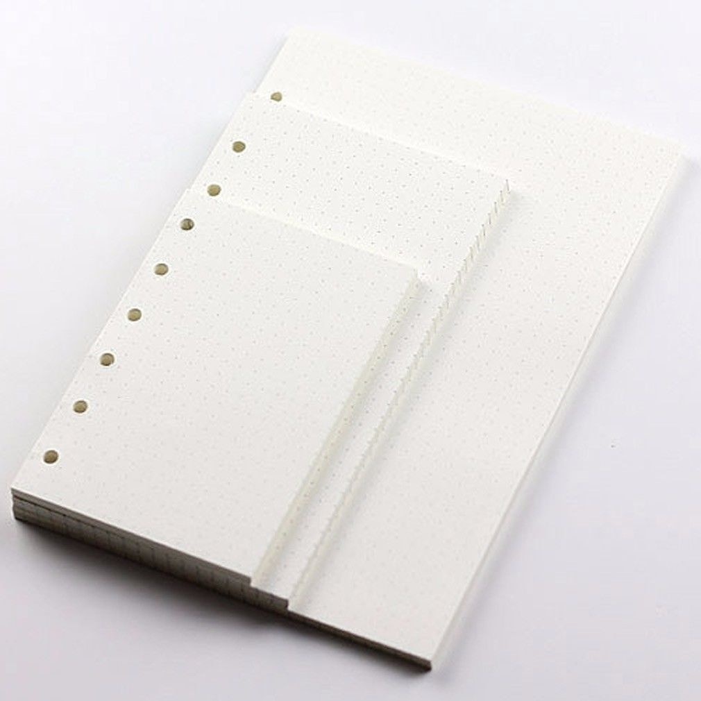 A5/A6/A7 Dot Planner Diary Insert Refill Schedule Organiser 45 Sheets Note Paper Stationery Office school supplies