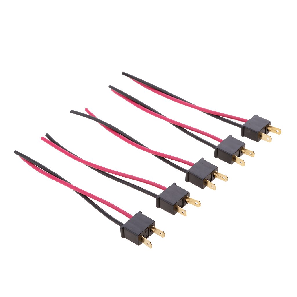 5 pz Adattatore Presa Lampadina H7 Cavo Estensione automobile