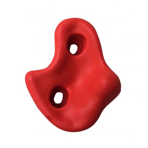 Kids Rock Wall Climbing Hand Holds Set Indoor Outdoor Playground with Screw Wall Stones Hand Feet Holds Grip Kits W/ Screws: Red