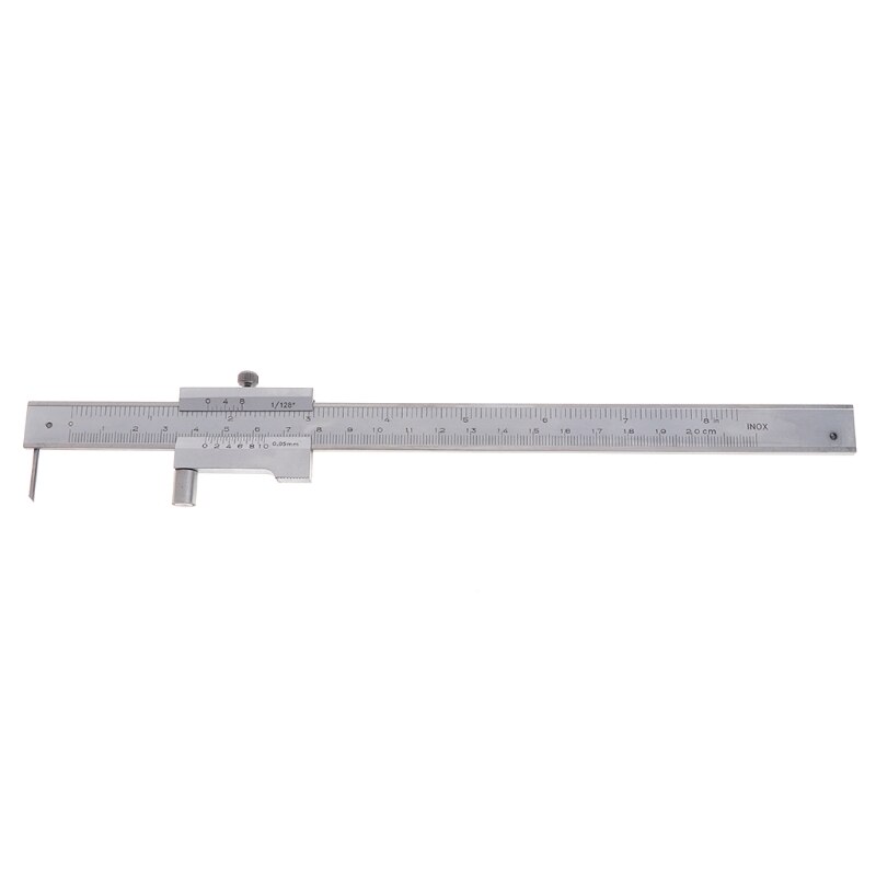 Stainless Steel Parallel Marking Gauge Vernier Caliper 200mm w/ Carbide Scriber