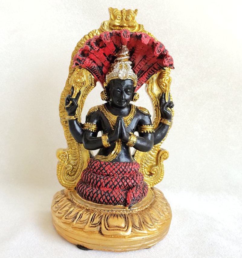 Statue de dieu Shiva indienne peinte à la main | Résine créative, artisanat Souvenir de tourisme, Collection de , décoration de maison