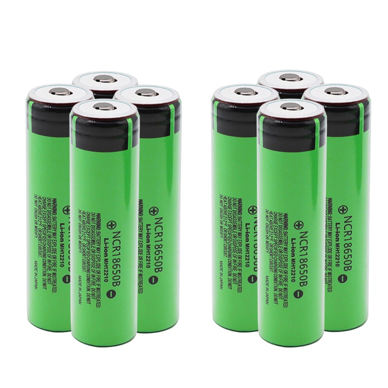 100% Originele NCR18650B-3400mAh Oplaadbare Li-Ion Batterij 3.7V 18650 Batterij 3400Mah +