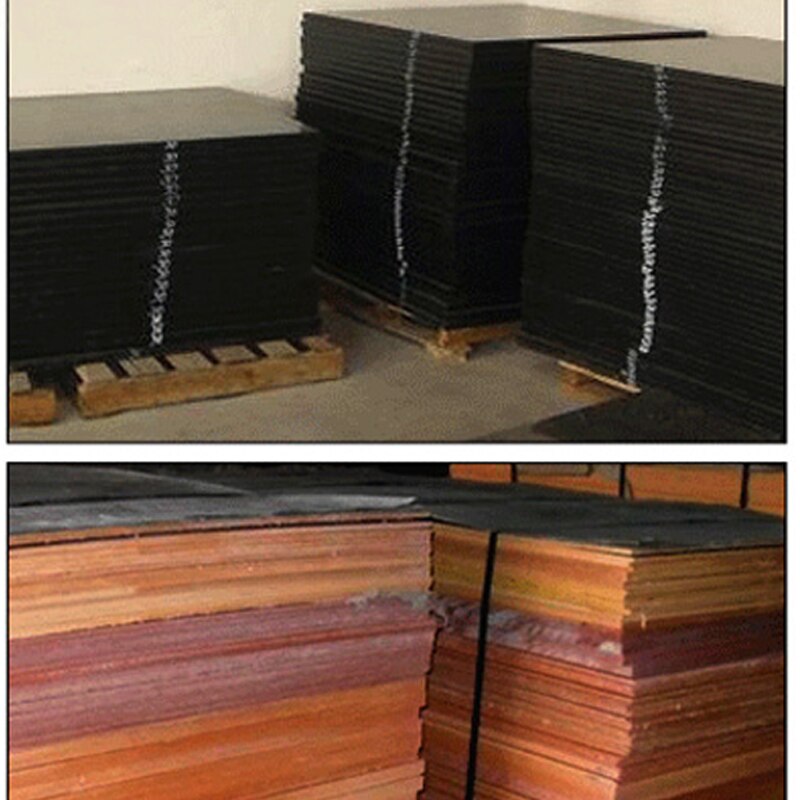 Bakelite Flat Plate Sheet Phenolic Resin Red Black Insulation Board Insulated Panels Electrostatic Prevention 1/2/3/5/6/8/20/mm