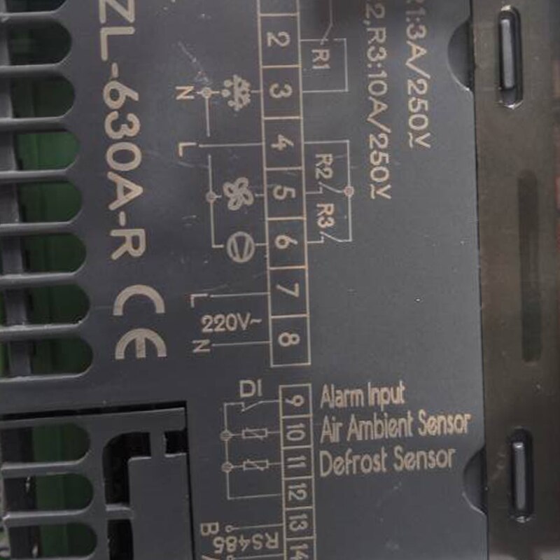 ZL-630A-R, régulateur de température RS485, régulateur de température numérique d'entreposage au froid, Thermostat, avec Modbus