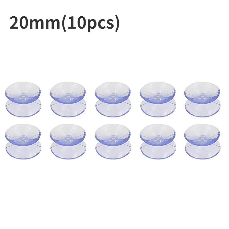 30/5 Uds ventosa de doble cara-almohadillas de ventosa para vidrio plástico acuario tubo de oxígeno DIY soporte de jabón accesorios 20/30/35mm: Azul cielo