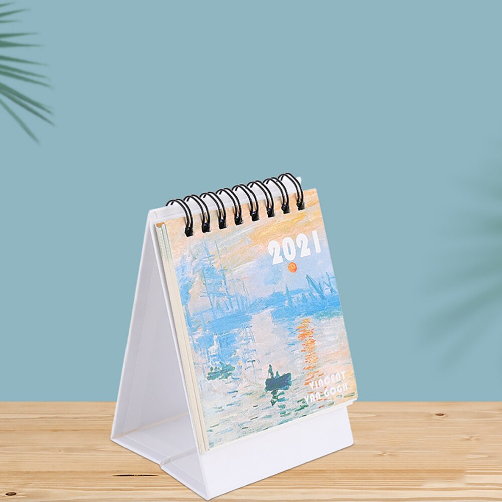 1 Set 2 Pcs Calendars Office Calendars Desk Calend... – Vicedeal