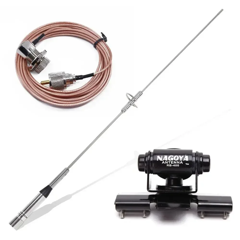 Baofeng nagoya NL-770S banda dupla uhf/vhf 144/430mhz 150w 2.15/3.0dbi antena sl16/UHF-J/m tipo rádio do carro antena de rádio móvel: YELLOW