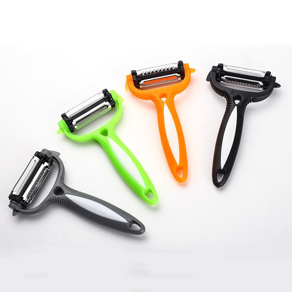 3- in -1 magische drievoudige schiller keramische meloen fruit schoonheid multifunctionele draadsnijder dunschiller keukengereedschap groentesnijder