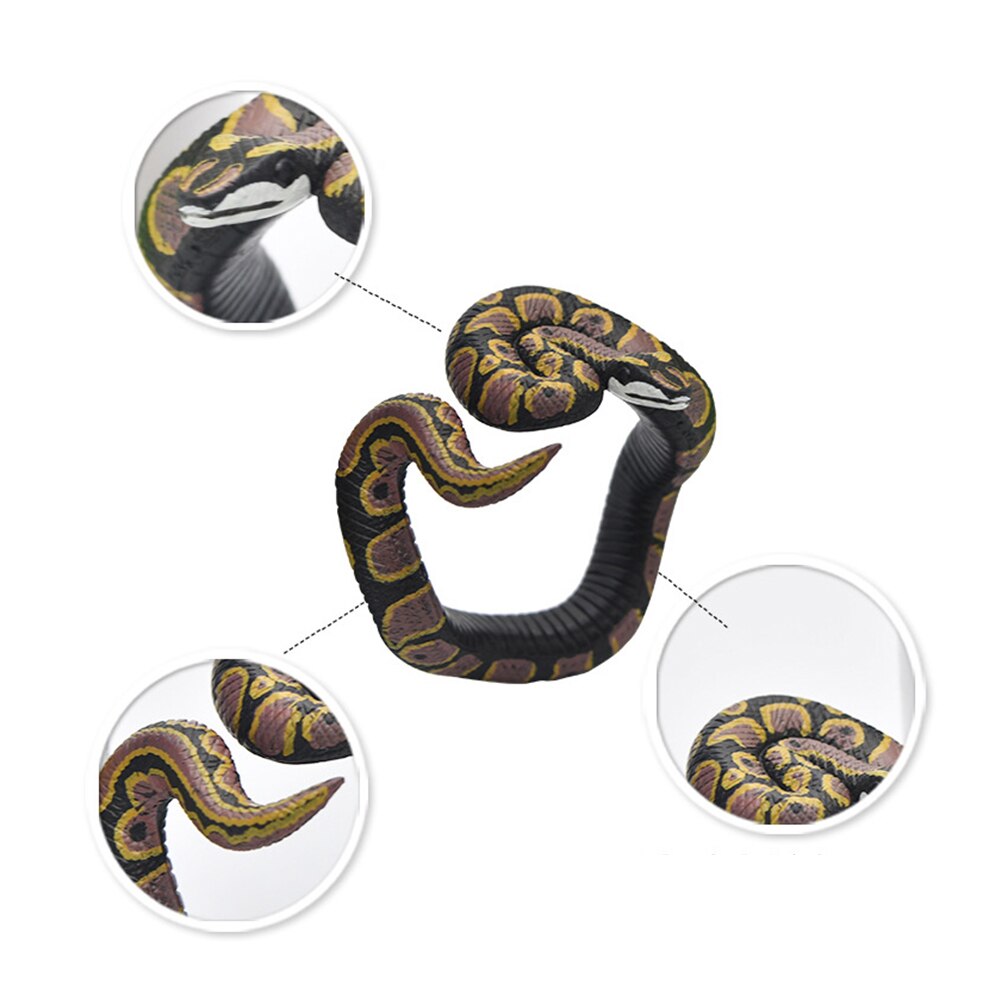 Simulation PVC Python Snake Bracelet Prank Tricks Toy Halloween Party Supplies Jokes Toys Animals Model Funny Scary Snake