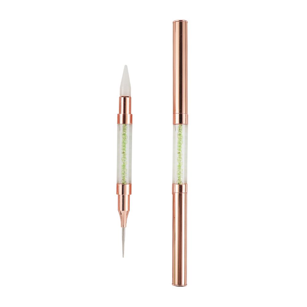 Dual-ended Nail Art Dotting Pen Crayons Stippling Point Drill Pen Acrylic Self-Adhesive Rhinestone Picker Wax Manicure Tools: M