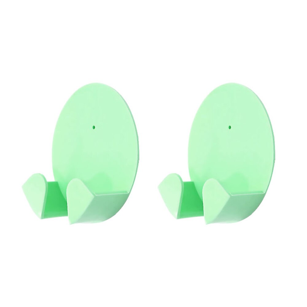 2pcs/Pack Holder Multifunctional Home Office Wall Powerful Adhesive Plastic Power Plug Socket Holder Hanger Wall Storage Hook