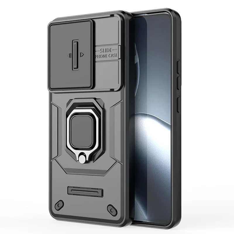 Stoßfeste Rüstungs-Metallringhülle für Xiaomi 15T Pro 5G 14T 13T MI15T Xiao Mi 15t Mi14t Strong Cover