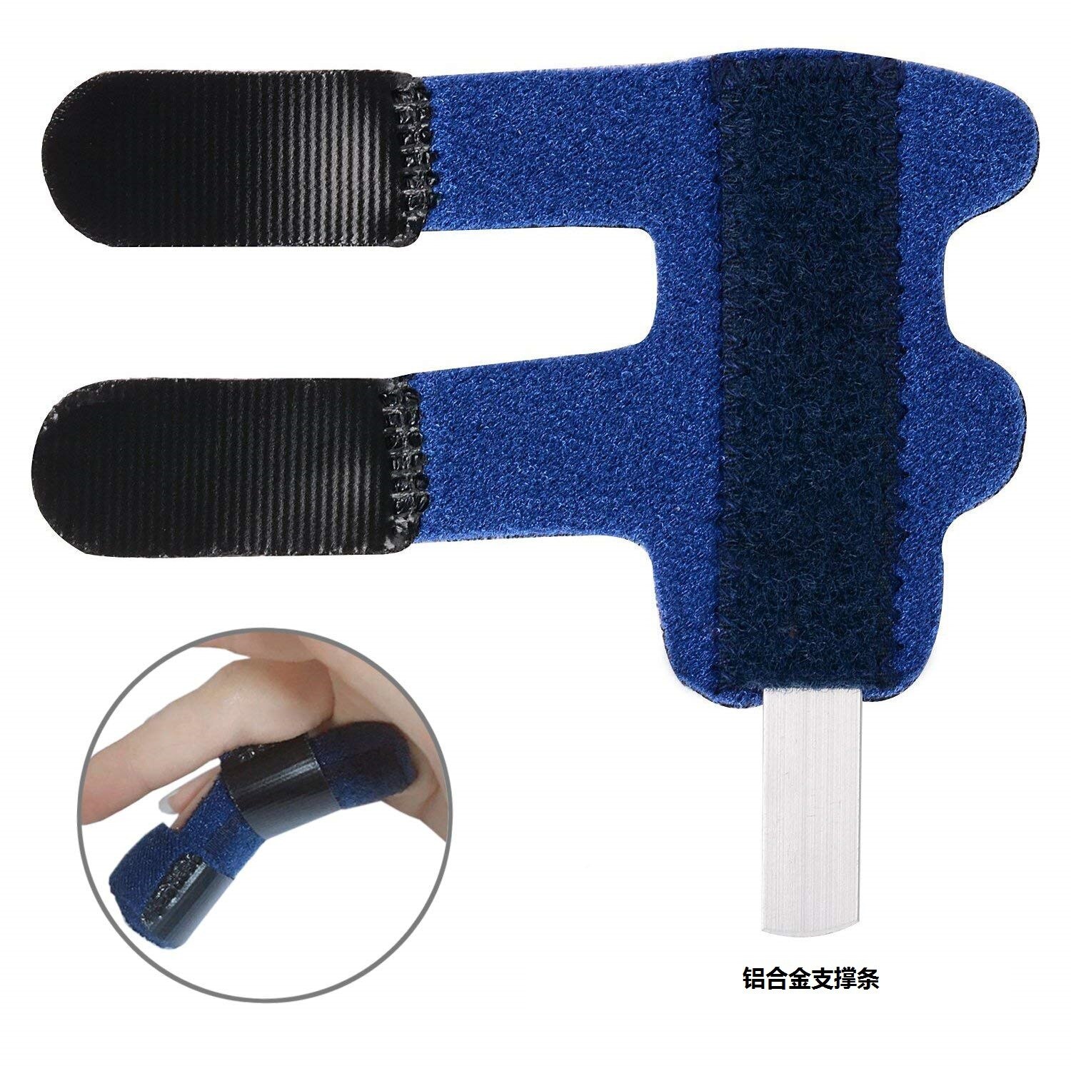 1Stck Schmerzen Linderung Aluminium Finger Schiene Bruch Fixierung Schutz befestigen Korrektor Unterstützung Mit Einstellbare Band Bandage