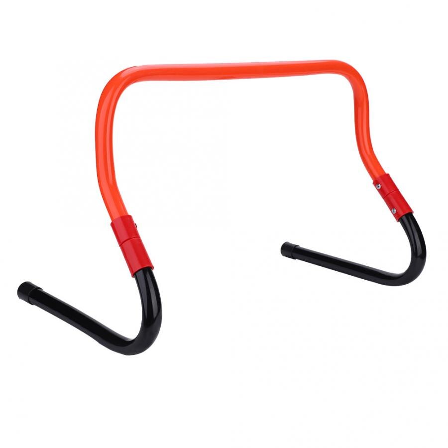 Soccer Training Agility Ladder Hurdle Height Adjustable 15/30cm Football Soccer Speed Agility Hurdle Soccer Training Equipment: Red Black
