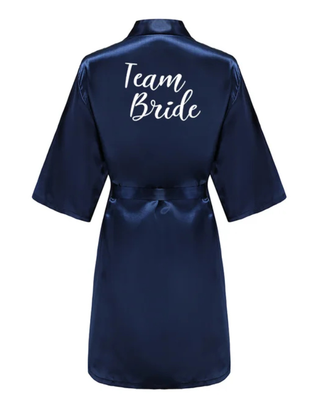 Satin- Seide Roben Hochzeit Bademantel Braut Brautjungfer murmeln Trauzeugin Kleid Frauen Kleidung Nachtwäsche