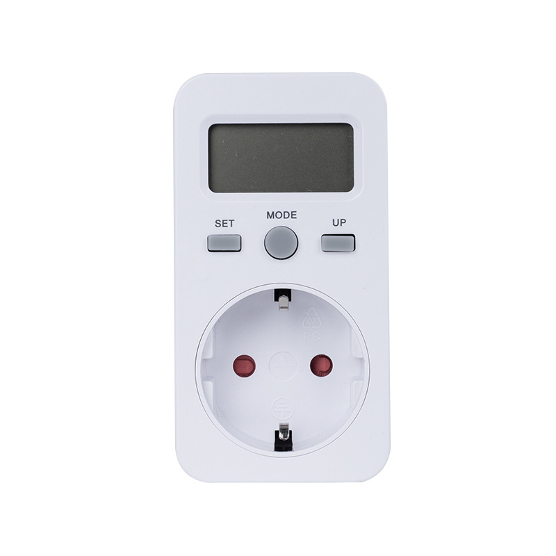 Australische Kleine Scherm Power Metering Socket Power Monitor Intelligente Opladen Socket Meter: EU