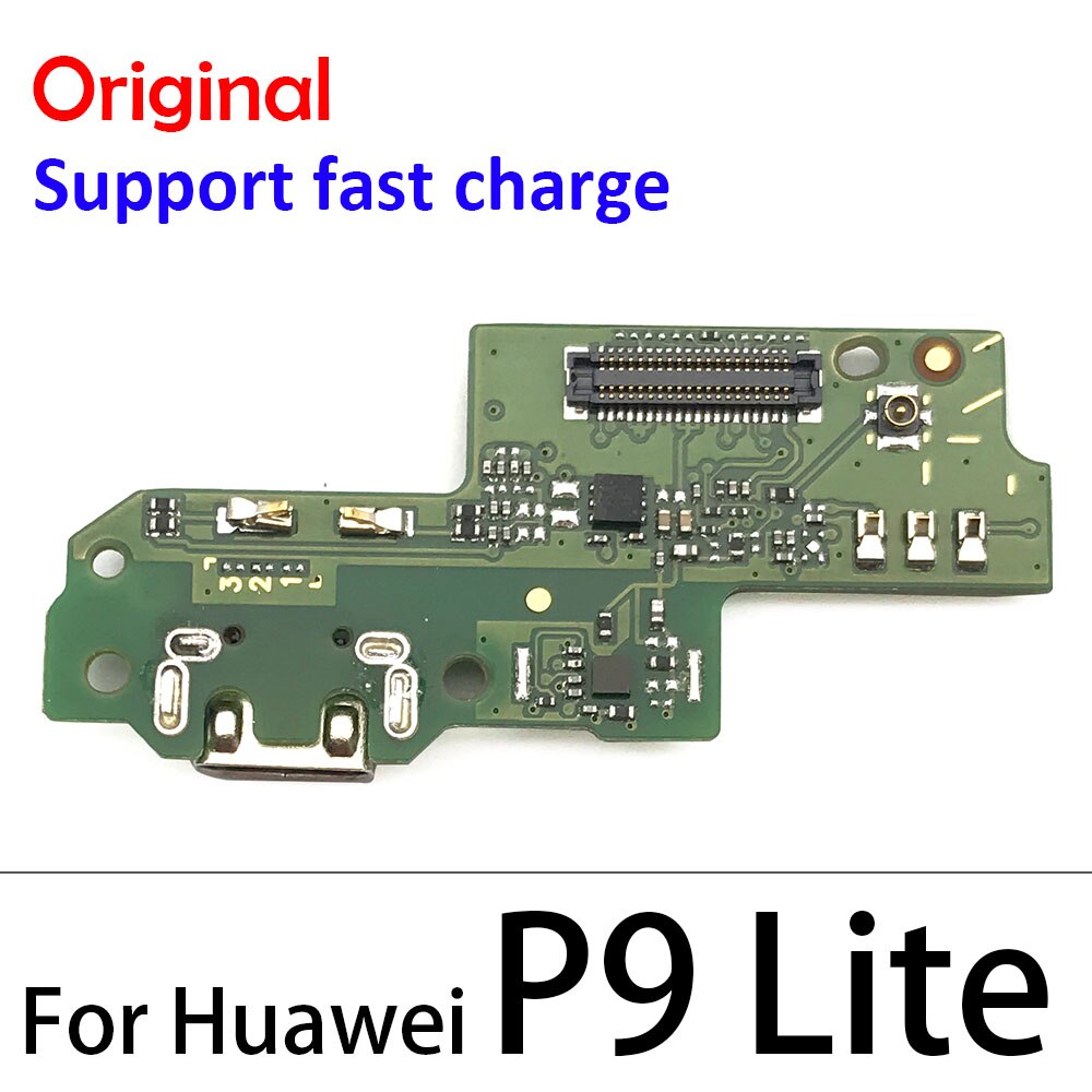 100% Origineel Voor Huawei P9 P10 P20 P30 Pro Lite Plus P20Pro P40 Lite E Usb Opladen Socket Port Dock lader Connector Board: P9 Lite  Original