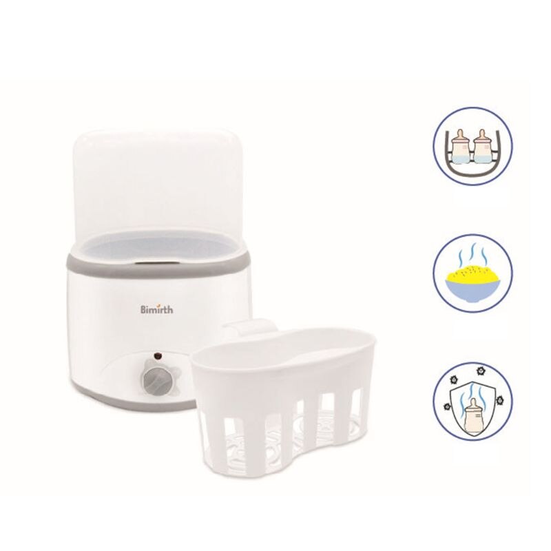 2 Bottle Sterilizer Baby Milk Food Bottle Warmer Baby Food Heater Accurate Temperature Control