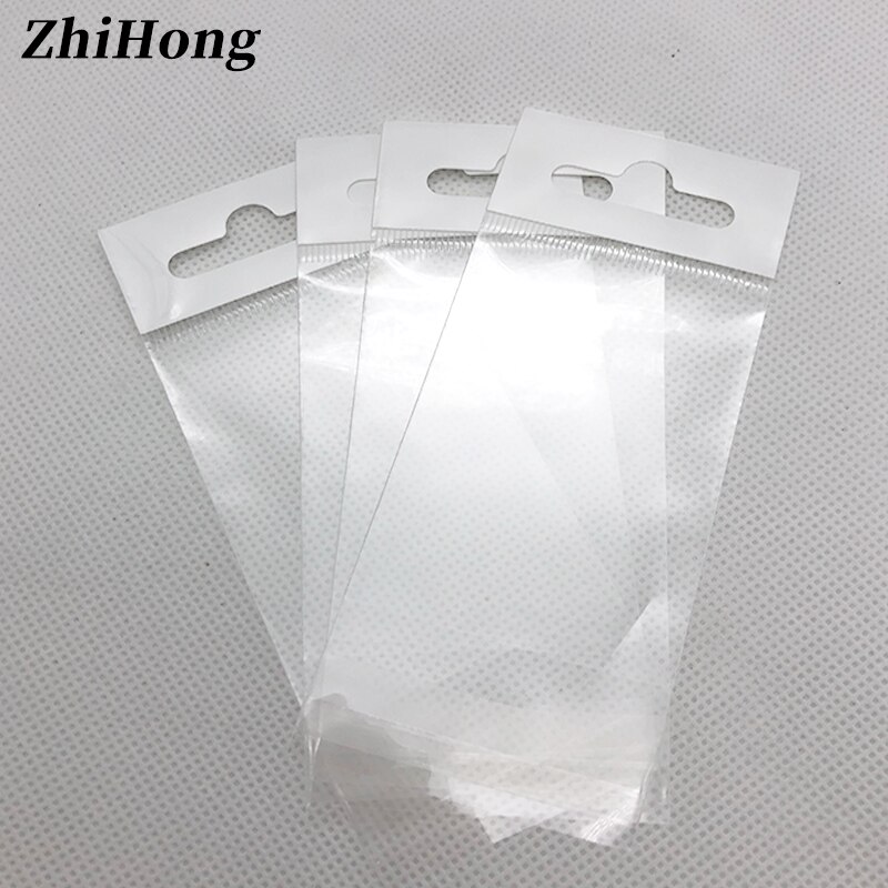 Transparent self sealing plastic bag Transparent food packaging with handle Transparent jewelry bag made in China