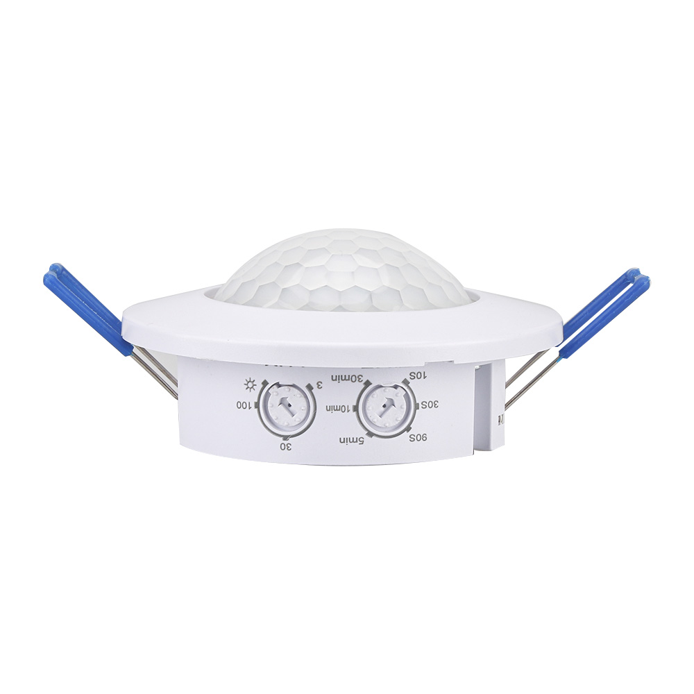 Infrarood Bewegingssensor Mini Plafond Pir Lichaam Bewegingsdetector Verstelbare Lamplichtschakelaar Voor Huisbeveiliging 220-240V