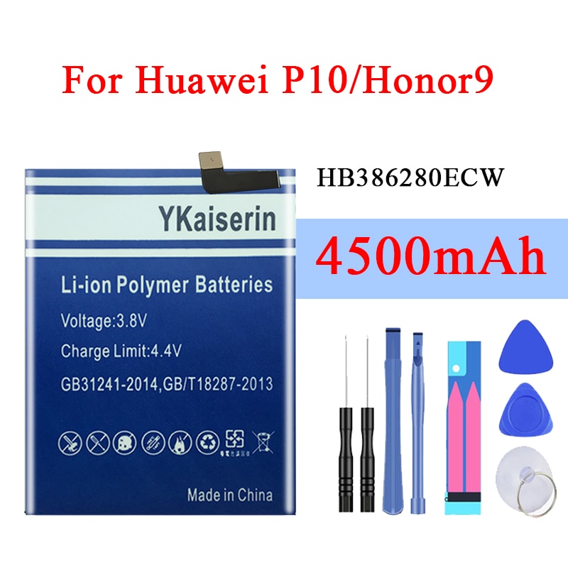 Für Hua Wei Ersatz Telefon Batterie HB386280ECW 4500mAh Batterie Für Huawei Ehre 9 STF-L09 STF-AL10 Für Huawei P10 5.1"