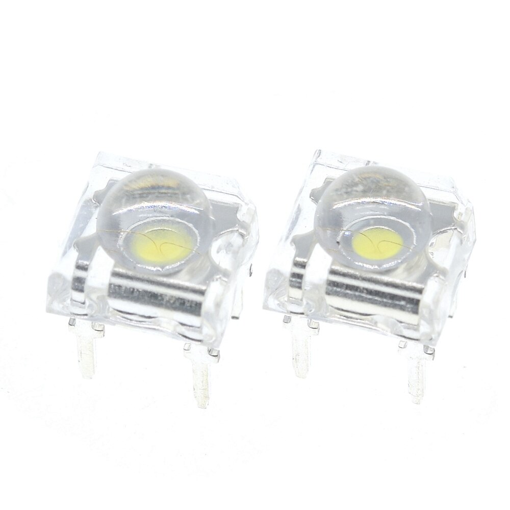 50 Uds 5mm F5 piraña LED blanco rojo, verde, ámbar claro 5mm diodo de luz LED-Diodos emisores de 4 pines piraña LED Diodos brillo