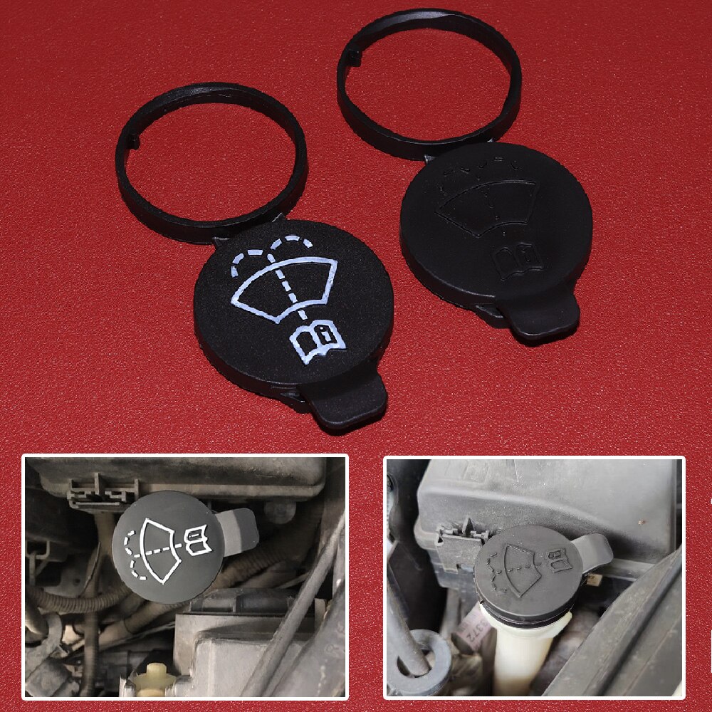 1 tapa de botella de depósito de líquido para limpiaparabrisas, accesorio para Chevrolet, Colorado, Cruze, Malibu, Buick, 13227300, 12788573