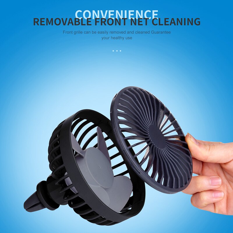 Ventilateurs portables personnels Mini USB refroidisseur d'air Rechargeable 3 vitesses réglable voiture bureau ventilateur de maison refroidissement