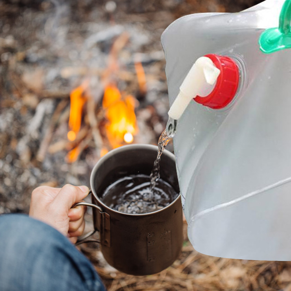 Water Container Water Bag Opvouwbare Water Opslag Container Wandelen Vissen Camping Pvc Drinken Zak Auto Water Opslag Emmer