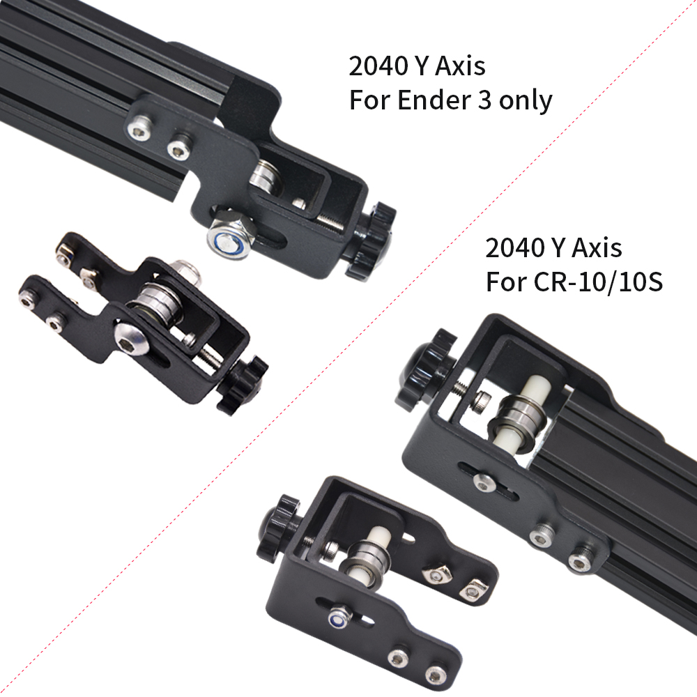 Tensor de correa serie Ender 3 CR10, perfil , eje X 2040 4040, eje Y, correa síncrona de sincronización, tensión de estiramiento, pieza de impresora 3D