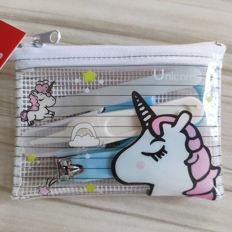 4pcs Baby Healthcare Kits Baby Nail Care Set Infant Finger Trimmer Scissors Nail Baby Cleaning Toils Nail Care