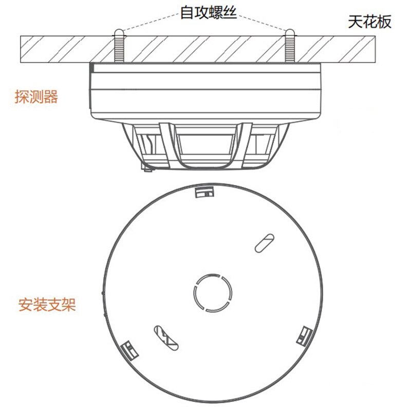 NB-IOT IOT Sensor Fire Detector NB Smoke Detector Independent Photoelectric CCCF Certified Smoke Alarm