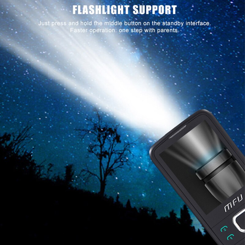 Mini Handy MFU M670 2.4 "1000mAh Lange Standby-Wireless FM Power Bank Dual Sim Entsperren GSM Handy