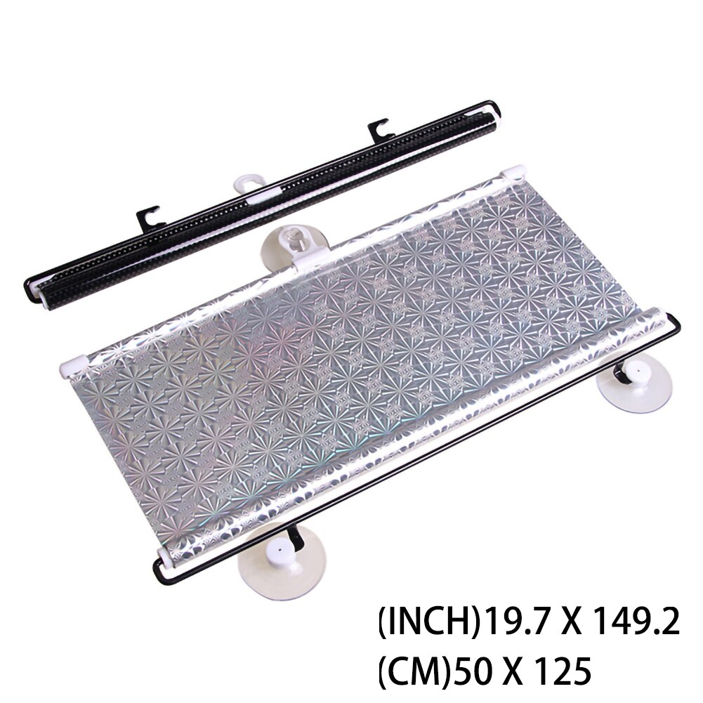 Uttrekkbar bil frontrute solskjerming pvc auto vinduer solskjerm anti-uv beskyttelse solskjerm