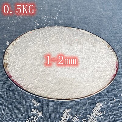 1-2-3-5mm Eco-friendly Bean Bag Sofa Chair Filler EPS EPP Foamed Polystyrene Beads Filling Stuffing Liner Bag Wash Bag PP Cotton: Diameter 1-2mm