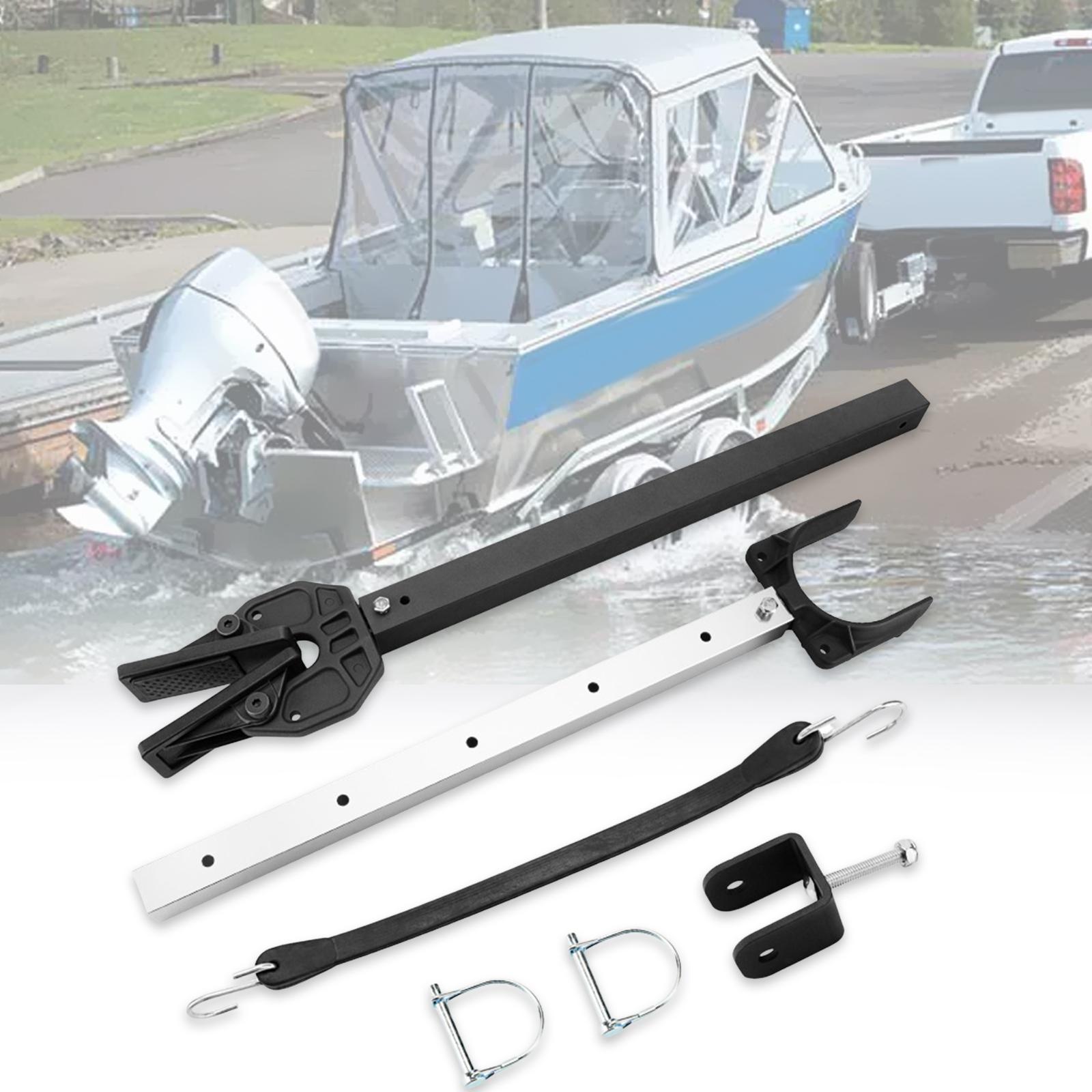 Boat Adjustable Transom Saver, Premium 22.99-40.75inch Boat Motor Support Composite Head Holds Marine Engine Practical Holder
